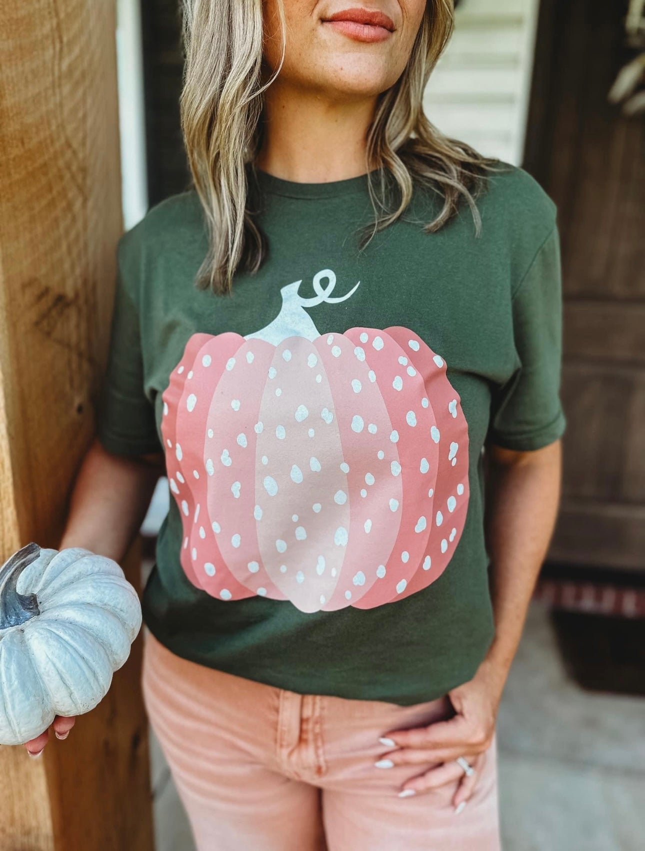 Blush Pumpkin Tee
