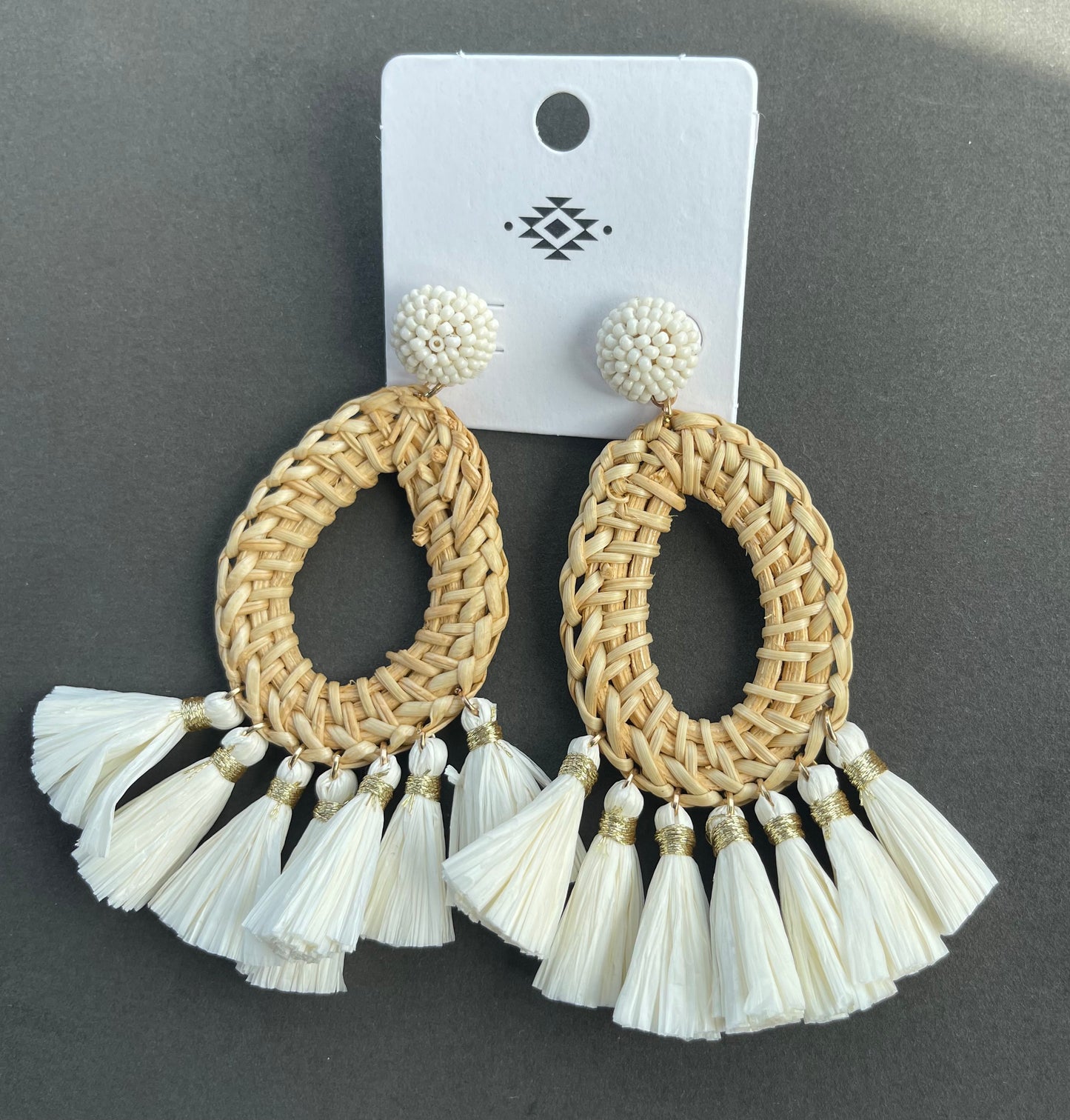 Rattan Earrings