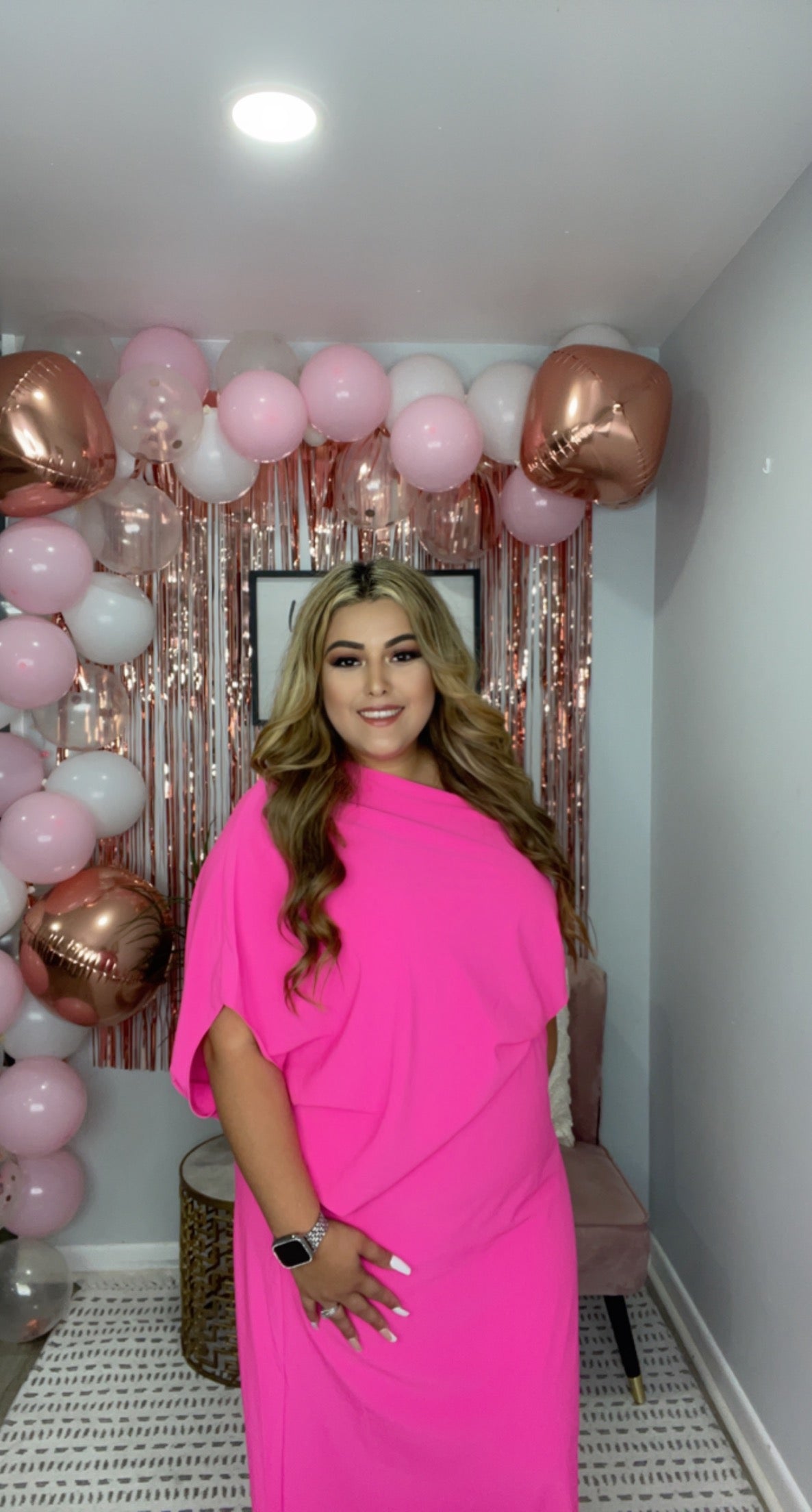 Punch Of Pink Dress